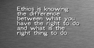ethics amateur expert professional