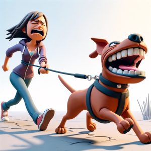 Leash Pulling Dog